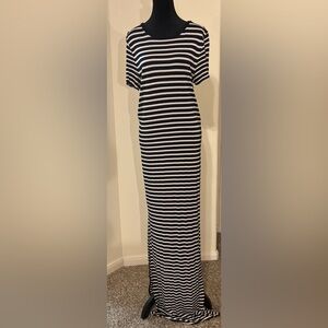 Michael Kor’s striped maxi dress